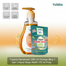 Yusera Handwash 300 ml Orange (Buy 1 Get 1 Hand Wash Refill 170 ml Free) image