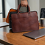 ZAYS Handmade Genuine Leather Executive Laptop Bag for Unisex image