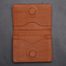 Zays Premium Eco-Friendly Leather Magnetic Card Holder Mini Wallet (ZCW110-Brown) image