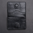 Zays Premium Eco-Friendly Leather Magnetic Card Holder Mini Wallet (ZCW109-Black) image