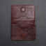 Zays Premium Eco-Friendly Leather Magnetic Card Holder Mini Wallet (ZCW112-Chocolate) image