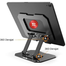 ZM-0117 Foldable Metal Holder, A Universal Stand Designed for Mobile Phones and Tablets image