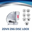 ZOVII ZK6 Disc Lock Anti-Theft Stainless Steel Lock With 6mm Lock Pin For Motorcycle And Scooter image