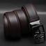 Zays Genuine Leather Belt for Men – Premium Full-Grain Cowhide, Handmade, Formal And Casual Use (BC116-BS106-Chocolate) image