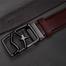 Zays Genuine Leather Belt for Men – Premium Full-Grain Cowhide, Handmade, Formal And Casual Use (BC116-BS107-Antique Brown) image