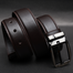 Zays Genuine Leather Belt for Men – Premium Full-Grain Cowhide, Handmade, Formal And Casual Use (BC118-BS104-Chocolate) image