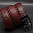 Zays Genuine Leather Belt for Men – Premium Full-Grain Cowhide, Handmade, Formal And Casual Use (BC116-BS107-Antique Brown) image