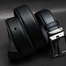 Zays Genuine Leather Belt for Men – Premium Full-Grain Cowhide, Handmade, Formal And Casual Use (BC117-BS103-Black) image