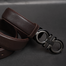 Zays Genuine Leather Belt for Men – Premium Full-Grain Cowhide, Handmade, Formal And Casual Use (BC115-BS106-Chocolate) image