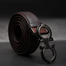 Zays Genuine Leather Belt for Men – Premium Full-Grain Cowhide, Handmade, Formal And Casual Use (BC115-BS106-Chocolate) image