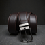 Zays Handcrafted Genuine Leather Belt For Men Chocolate image