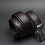 Zays Handcrafted Genuine Leather Belt For Men Premium Quality Adjustable Stylish And Durable Chocolate image