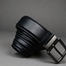 Zays Handcrafted Genuine Leather Belt For Men Black image
