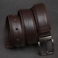 Zays Handcrafted Genuine Leather Belt for Men – Premium Quality, Adjustable, Stylish and Durable (ZMB161-Chocolate) image