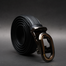 Zays Handcrafted Imported Full-Grain Cowhide Leather Auto Gear Belt for Men (BC121-BS110-Black) image