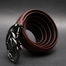 Zays Handcrafted Imported Full-Grain Cowhide Leather Auto Gear Belt for Men (BC122-BS112-Antique Brownac) image