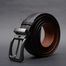 Zays Handcrafted Leather Belt Men Full Grain Cowhide Adjustable Fit Office Casual Chocolate image