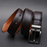 Zays Handcrafted Leather Belt Men Full Grain Cowhide Adjustable Fit Office Casual Chocolate image