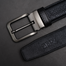 Zays Handcrafted Leather Belt for Men – Full-Grain Cowhide, Adjustable Fit, Stylish (ZMB152-Black) image