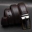 Zays Handcrafted Leather Belt for Men – Full-Grain Cowhide, Adjustable Fit, Stylish (ZMB169-Chocolate) image