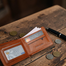 Zays Handcrafted Premium Leather Bifold Short Wallet image