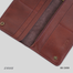 Zays Handcrafted Full-Grain Leather Long Wallet – Elegant, Durable, and Functional for Everyday Use (ZLW104-Chocolate) image