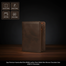 Zays Premium Handcrafted Slim Bifold Leather Short Wallet Men Women Chocolate Color (ZSW127-Chocolate) image