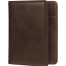 Zays Premium Handcrafted Slim Bifold Leather Short Wallet Men Women Chocolate Color (ZSW127-Chocolate) image