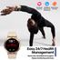 Zeblaze Btalk 2 Ultra HD AMOLED Display Smart watch-Gold image