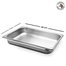 Zebra Stainless Steel Food Pan 40cm - 1Pcs image