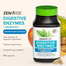 Zenwise Digestive Enzymes and Bromelain for Gut Health-60 Capsules image