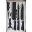 Zepter Knife Set Finished In Wrinkle 6 Pcs image