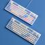 Zifriend 98 Keys Mechanical Keyboard Blue Switches Hot Swappable Blue White image