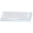Zifriend Hot Swappable Wired RGB Mechanical Keyboard TNT Yellow Switch Linear Wired White image