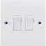 VGTEC 2 Gang 1 way switch (Classic-V series) image