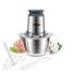  2 Speeds Electric Chopper Meat Grinder Stainless Steel Mincer Food Processor Kitchen Slicer Egg Beater Garlic Vegetable Sonifer image