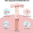 3000mAh Portable Mini Fan, Handheld Foldable Fan with Power Bank USB Rechargeable image