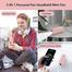 3000mAh Portable Mini Fan, Handheld Foldable Fan with Power Bank USB Rechargeable image
