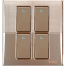  4 Gang 1 way switch (Platinum series) image