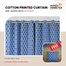 Agrey Hometex Cotton Printed Curtain 16x16 Inch Cushion Cover FREE image