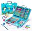  Art Set, Portable Drawing kit with Crayons-128 Pcs image