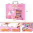 Art Set, Portable Drawing kit with Crayons-128 Pcs image