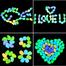 Artificial Luminous Stone 50 Pcs Glow In The Dark Fluorescent Colour image