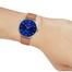  CASIO Men's Blue Dial Brown Leather Band Analog Men's Watch image
