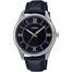  Casio Black Leather Strap Watch For Men image