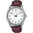 Casio Brown Leather Strap Watch For Men image