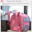  Cat Bags Pet Backpack Portable Foldable Transparent Pet Carrier Panoramic Breathable Backpack image