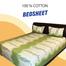  Comfort House 100 Percent Cotton King Size Bed Sheet With Two Pillow Cover image