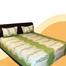  Comfort House 100 Percent Cotton King Size Bed Sheet With Two Pillow Cover image