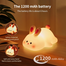  Cute Rabbit Night Lamp Room Decor Led Light For Kids Gift- image